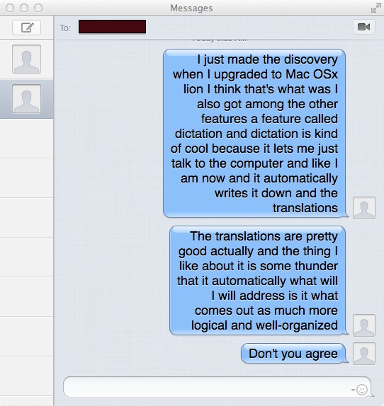 Dictation